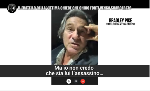 RADIO E TV: “Bradley Pike: Chico Forti non ha ucciso mio fratello Dale”