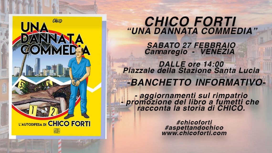 SABATO 27 Cannaregio – Venezia, banchetto informativo “Una Dannata Commedia”