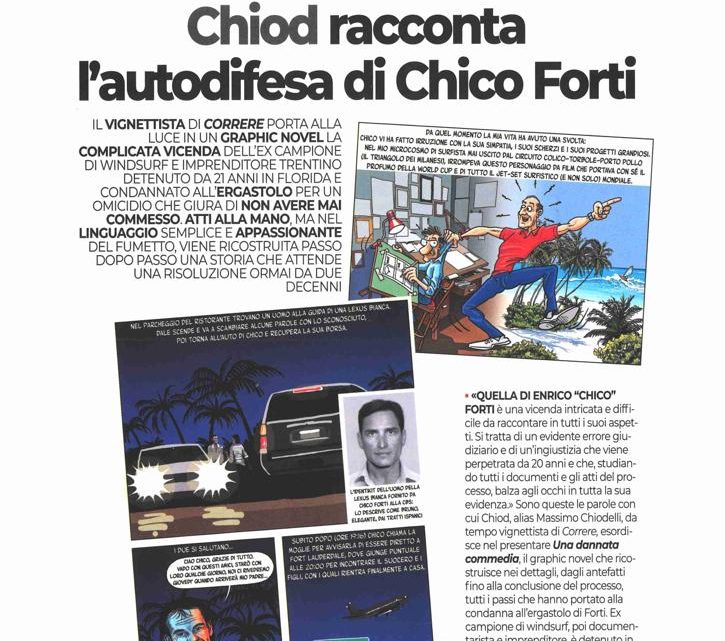 CORRERE: “Chiod racconta l’autodifesa di Chico Forti”