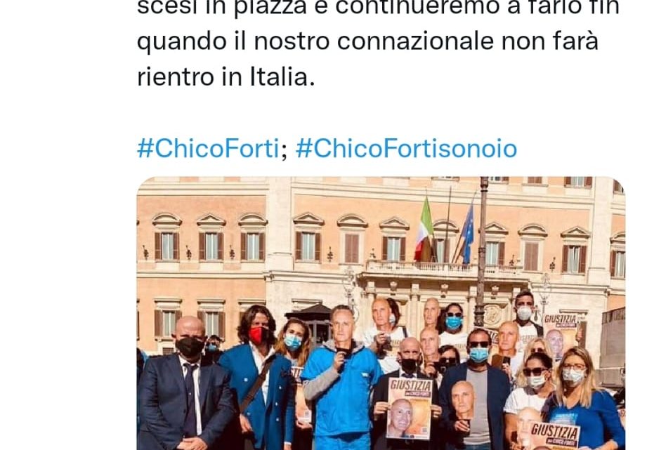 SALVATORE DEIDDA, FDI – Noi di Fratelli d’Italia sempre vicini a Chico Forti