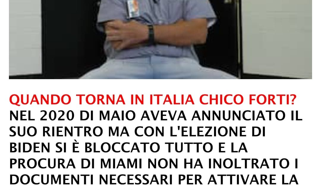 DAGOSPIA – QUANDO TORNA IN ITALIA CHICO FORTI?