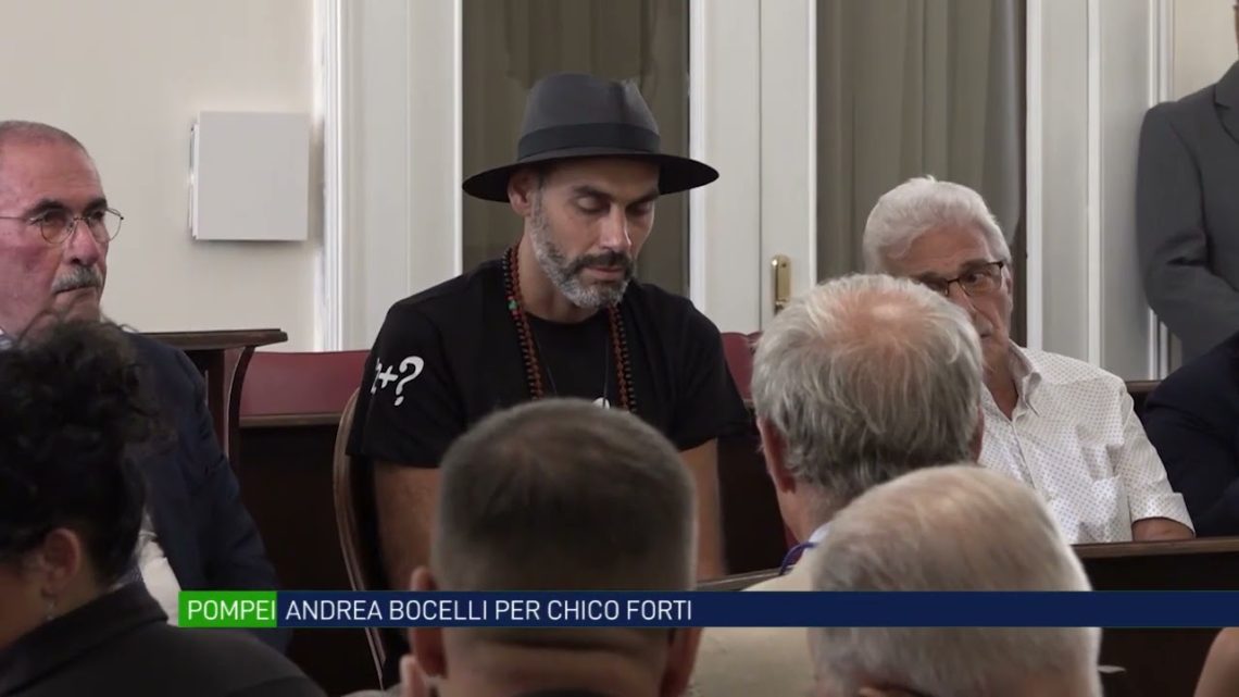 PRIMATIVVU – Andrea Bocelli a Pompei per Chico Forti. “Do voce a chi non ha voce”