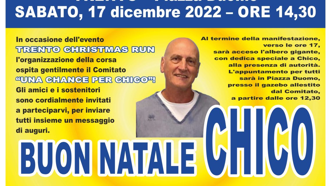 LA VOCE DEL TRENTINO – Buon Natale Chico: appuntamento a sabato 17 dicembre in Piazza Duomo